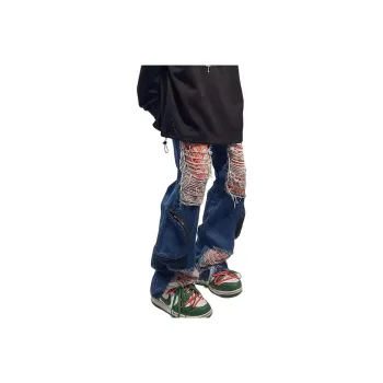 MGXEK Jeans Unisex Blue