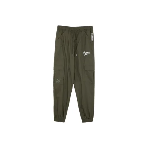 PUMA Pocket Cuff Cargo Pants Men Jasper