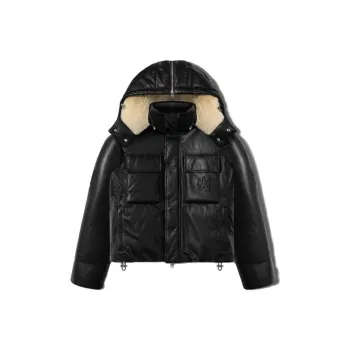AMIRI SS23 Leather Jackets Men Black