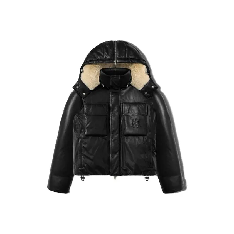 AMIRI SS23 Leather Jackets Men Black-0