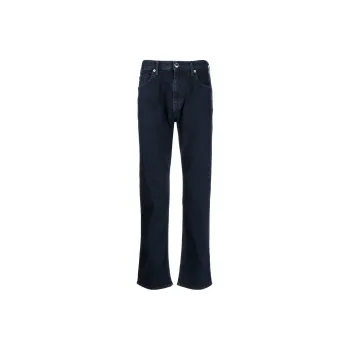 EMPORIO ARMANI J45 Regular fit Washed Twill 10.5 oz Comfort denim Jeans