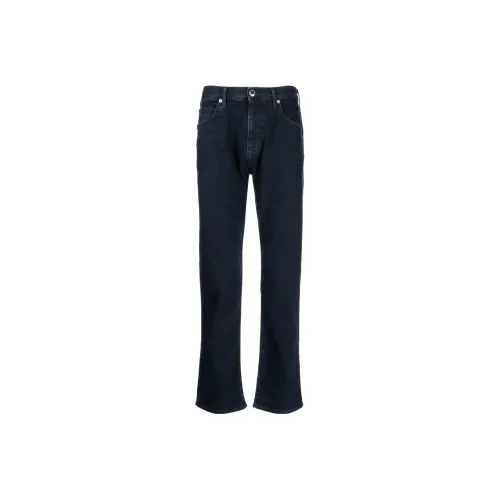 EMPORIO ARMANI J45 Regular fit Washed Twill 10.5 oz Comfort denim Jeans