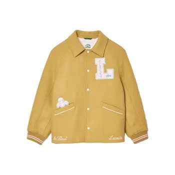 LACOSTE x Le FLEUR Puffer Jacket Unisex Ginger Yellow