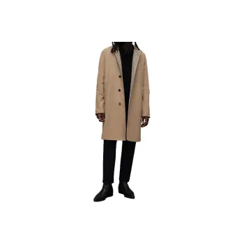 ALLSAINTS Trench Coats Men Yellow