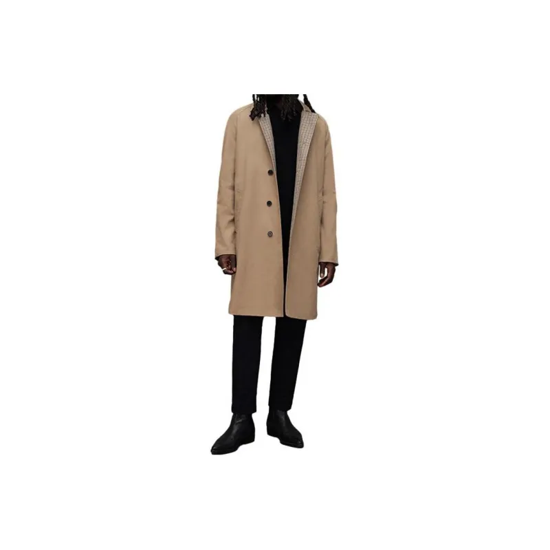 ALLSAINTS Trench Coats Men Yellow-0