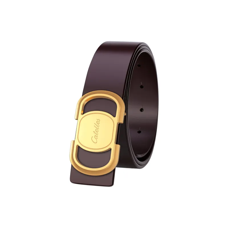 CATELLES Top Grain Cow Leather Belts Men's 3.5cm-5
