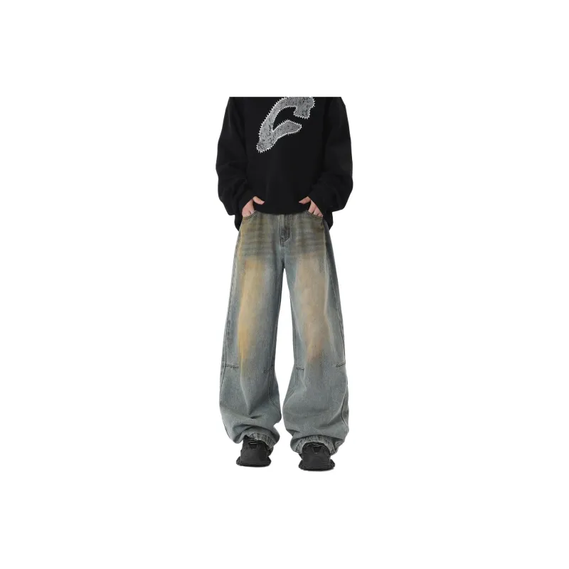 GROGNAK Jeans Unisex Vintage Blue-0
