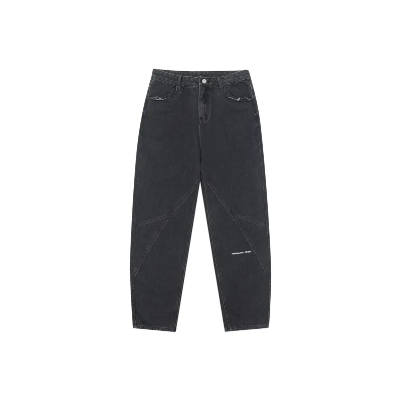 TGNS FW22 Straight Jeans Unisex Black-0