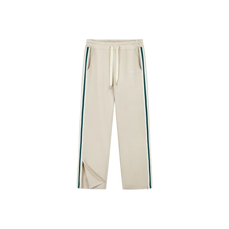 GUKUUL Straight Casual Pants Unisex Apricot-0
