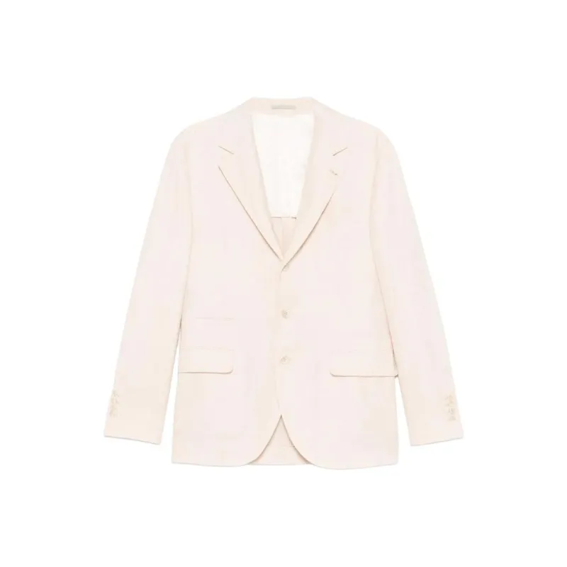 Brunello Cucinelli Prince of Wales check Blazer-0