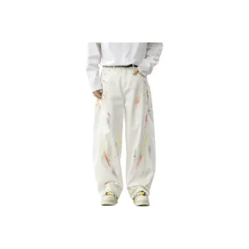 PANDA ADEVIL Jeans Unisex White