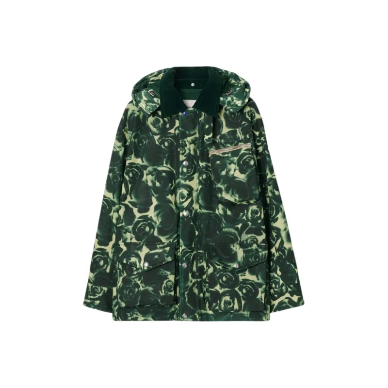 Burberry Jackets Coats Men's Green-0
