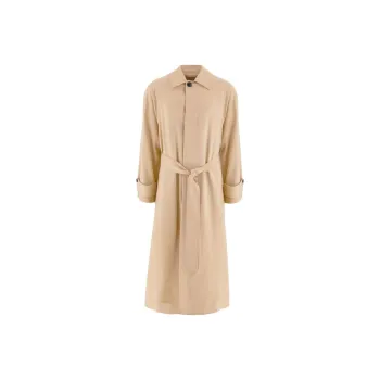 Ferragamo Trench Coats Men Beige