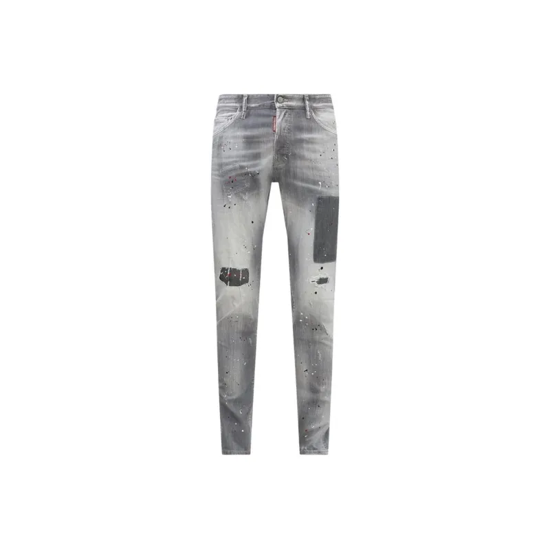 DSQUARED2 Paint splatter Detail Slim Jeans-0