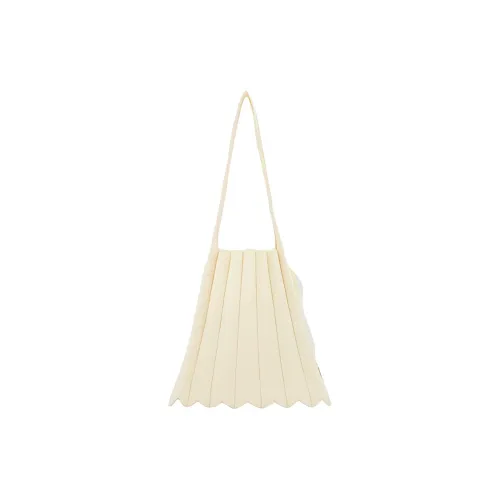 JOSEPH&STACEY Recycled Polyester Handbag Shoulder Bag Medium Size Women's Butter