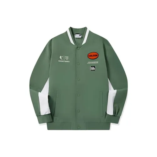 QIAODAN Jackets Coats Men's Microwave Green/Jordan White