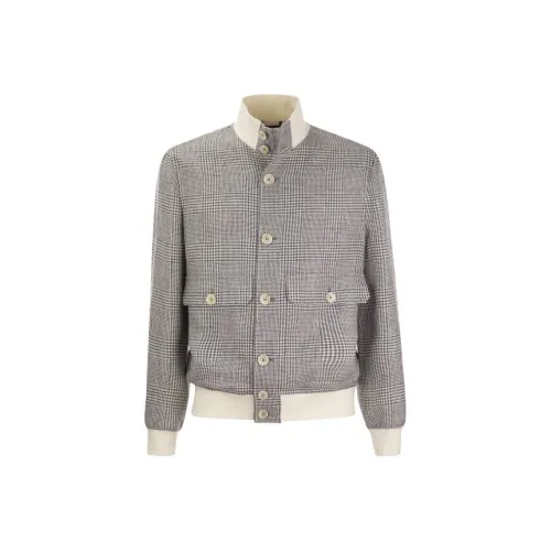 Brunello Cucinelli Jackets Coats Mens Sand