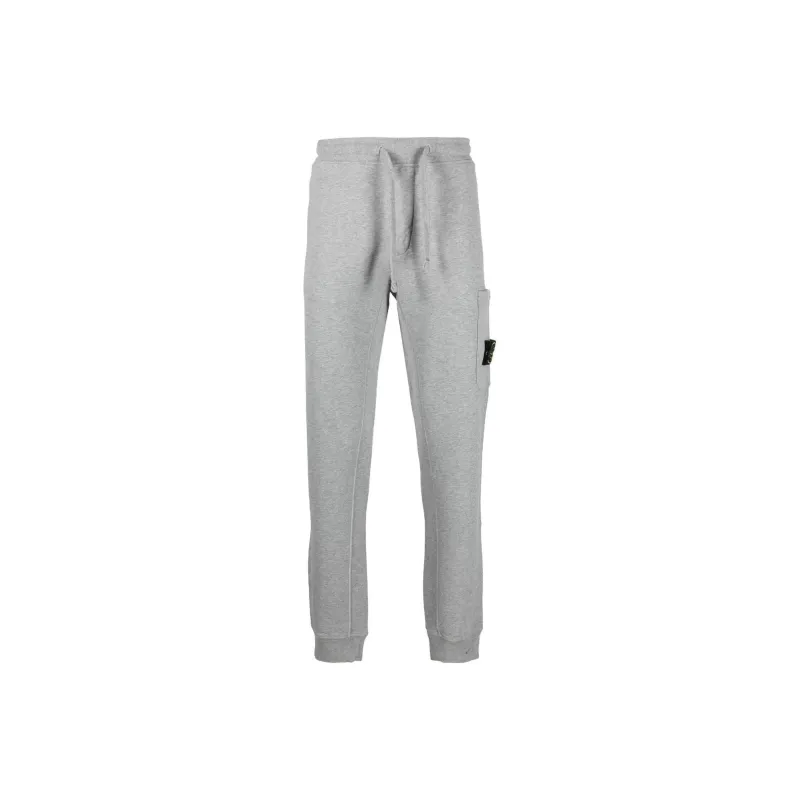 STONE ISLAND Knitted Sweatpants Men's Gray-0