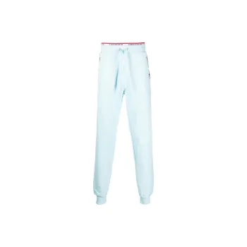 MOSCHINO Knitted Sweatpants Men Blue