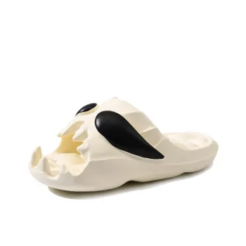 Mr.shang Slide Slippers Unisex White Black