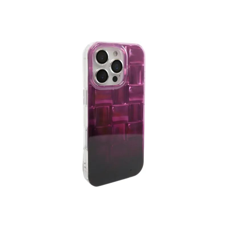 Sopi Acrylic Material Multicolor Small Block Phone Cases Compatible With IPhone 16/15 Pro Max/Apple 13/14 Pro/Max-13