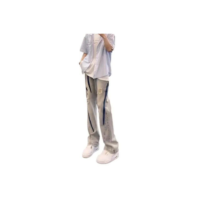 NVRFRGT Jeans Unisex Yellow Mud-0