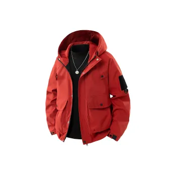 S.k. Manor Hill Jackets & Coats Unisex Sand Salt Red