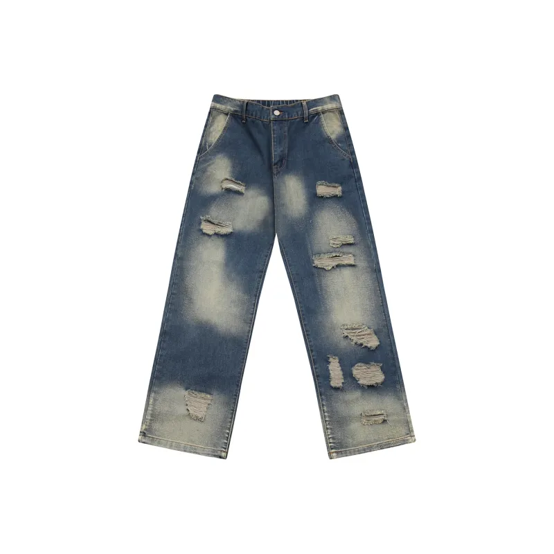 PAULASARA Jeans Unisex Vintage Blue-0
