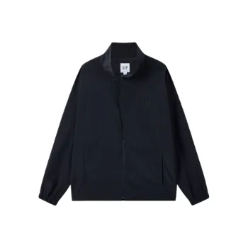 GAP Fall Jacket Unisex Gray Black