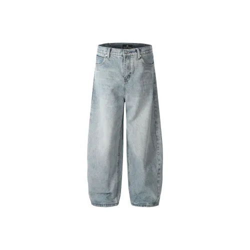 YINLEI Jeans Unisex Light Blue
