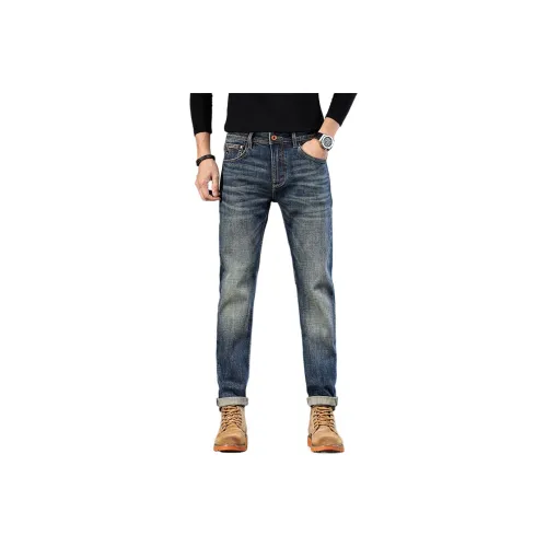 Devanro Jeans Men Blue