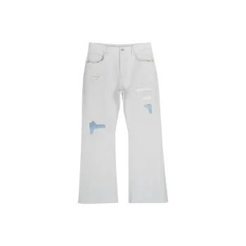 SIMPLE PROJECT Jeans Unisex Limestone White