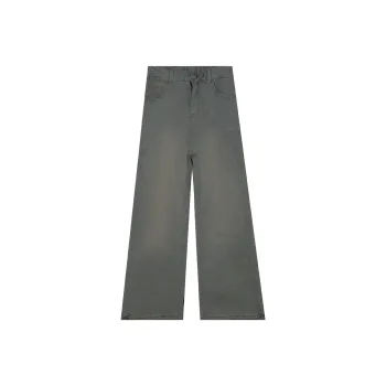 Menglaini Jeans Unisex Yellow Mud