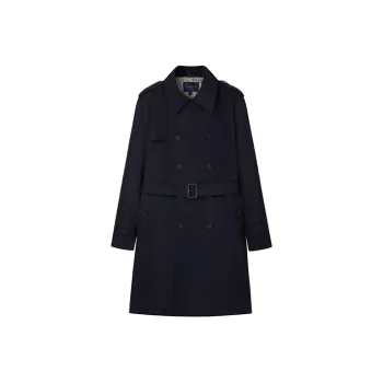 Teenie Weenie Men Trench Coats Unisex