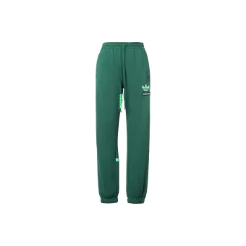 Adidas Originals BIG TREFOIL Knitted Sweatpants Men Green