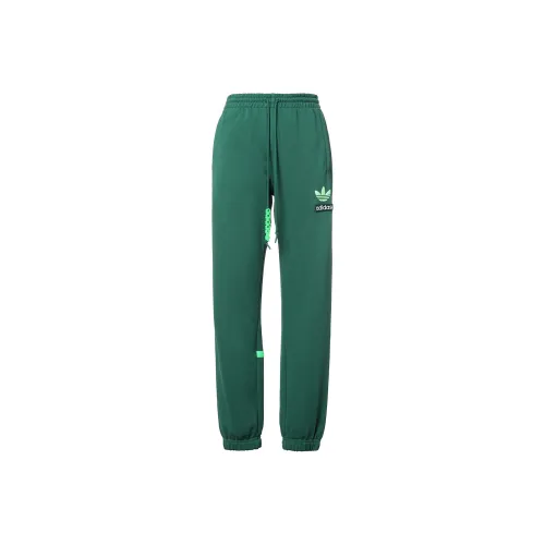Adidas Originals BIG TREFOIL Knitted Sweatpants Men Green