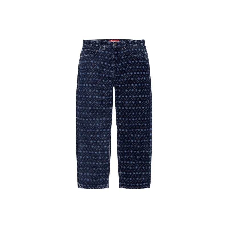 Supreme Flocked Loose Fit Jean-2