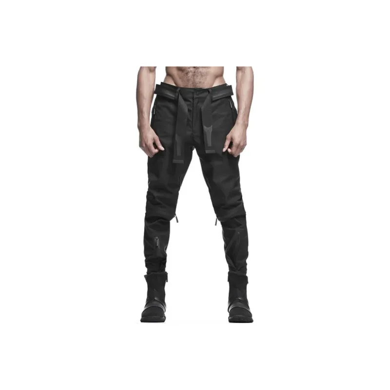 NORVINCY Dapper Trendy Zip Pocket Casual Pants Unisex-0