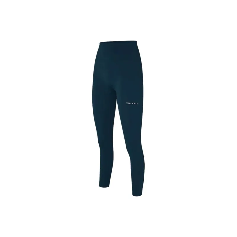 XEXYMIX Yoga Pants Women's Dark Lake Blue-0