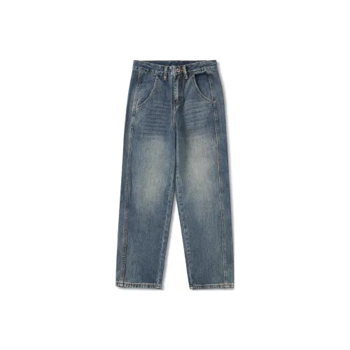 FAIRWHALE Jeans Men's Denim Blue