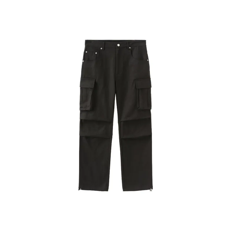 WAITINGWAVE Cargo Pants Men's Black-0