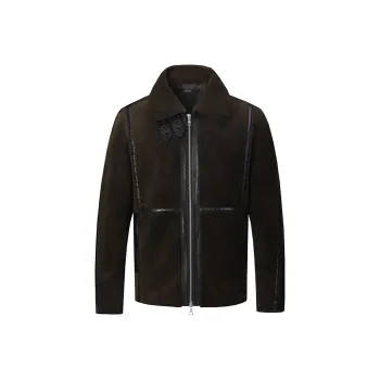 DAVID NAMAN FW23 Fur Men's Army Green