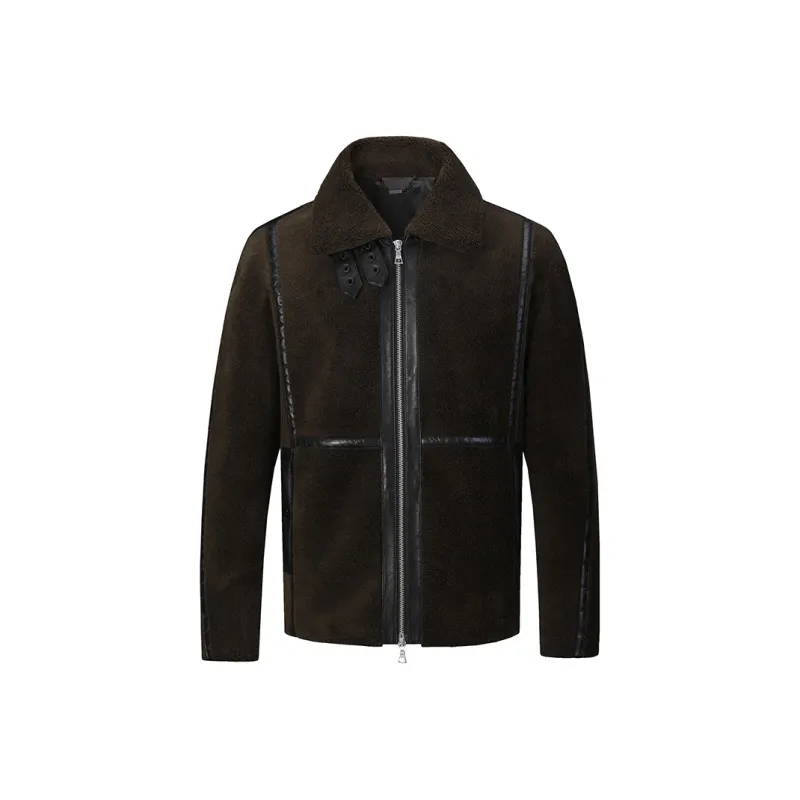 DAVID NAMAN FW23 Fur Men's Army Green-0