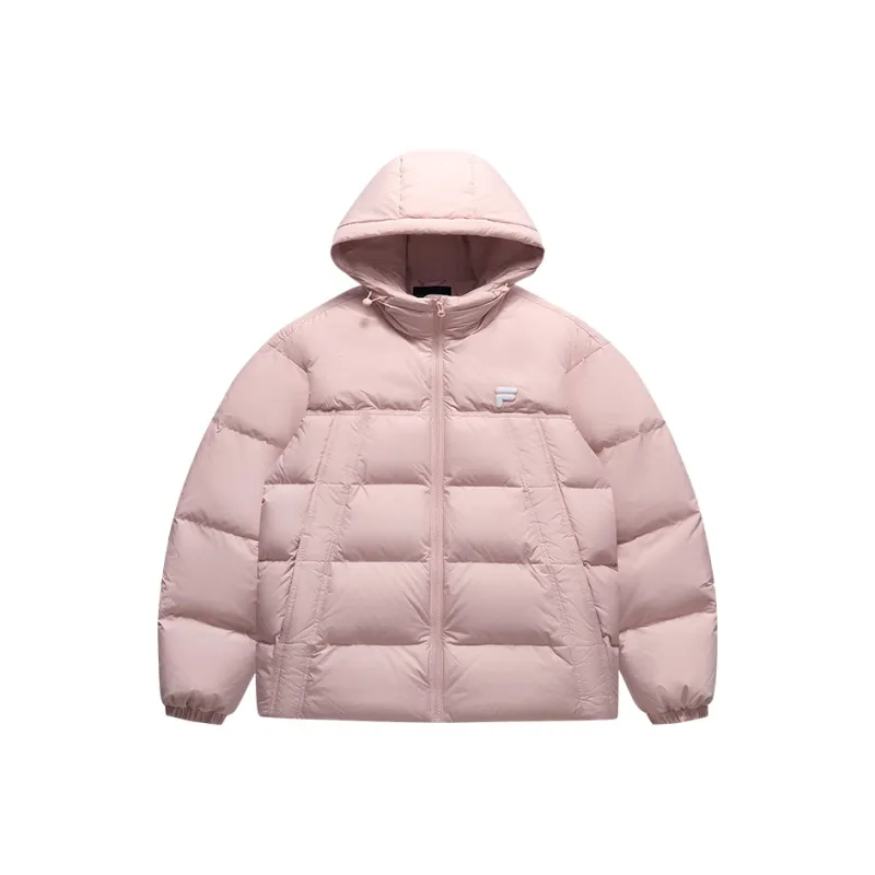 FILA FUSION Down Jacket Unisex Red Pink-0