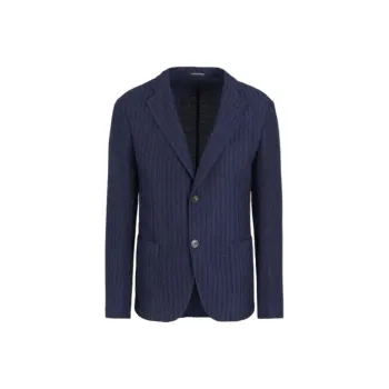 EMPORIO ARMANI V neck Wool Blazer