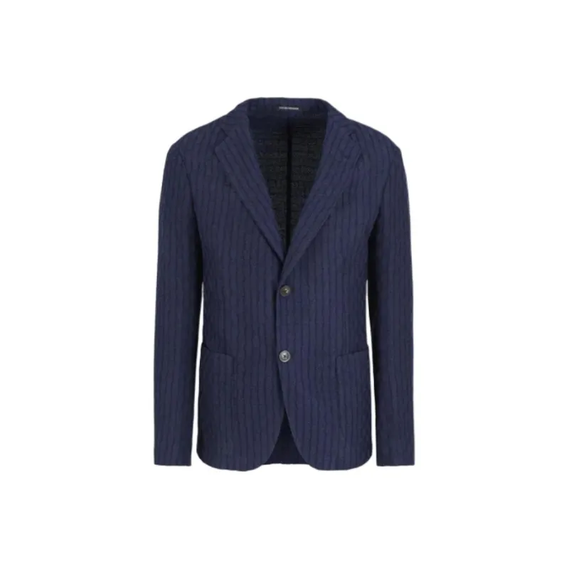 EMPORIO ARMANI V neck Wool Blazer-0