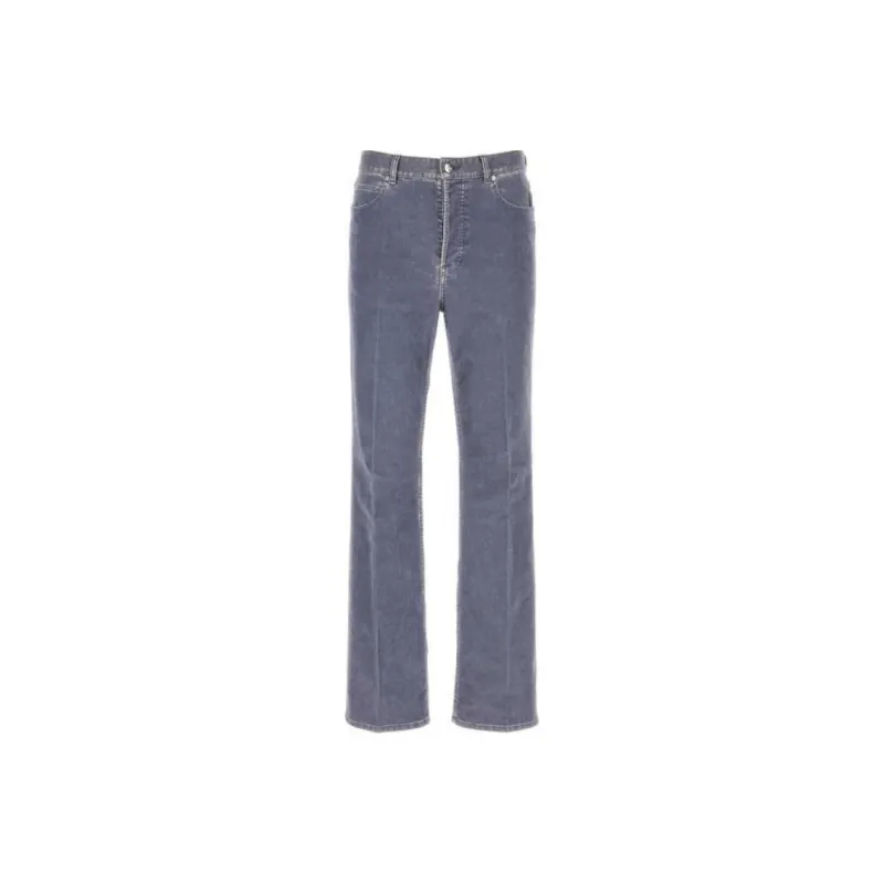 Ferragamo Belt Looped Straight Leg Jeans-0