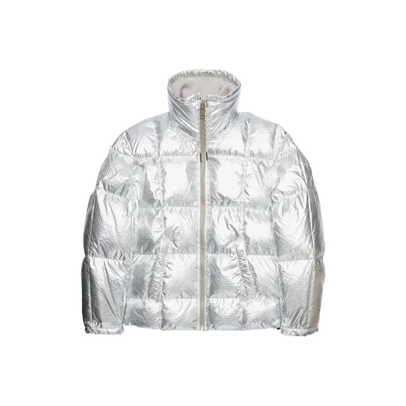 DIESEL Down Jackets Unisex Silver-0