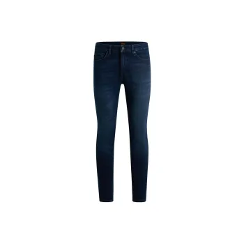 HUGO BOSS Slim Fit Jeans Comfort Stretch Denim Jeans Men's Dark Blue