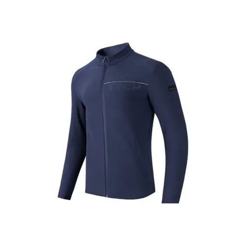 Anta Variety Training Collection Trench Coat Men's Midnight Blue